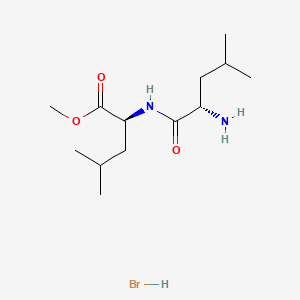 Chemical structure of H-Leu-Leu-OMe · HBr