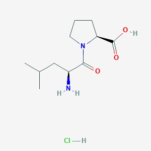 Chemical structure of H-Leu-Pro-OH · HCl