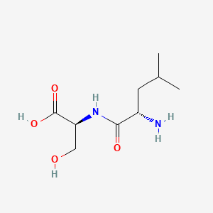 Chemical structure of H-Leu-Ser-OH