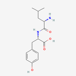 Chemical structure of H-Leu-Tyr-OH