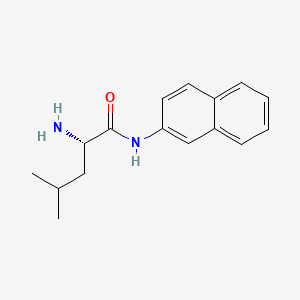 Chemical structure of H-Leu-βNA