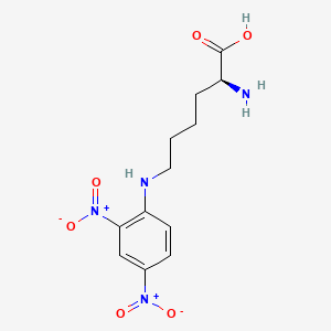 Chemical structure of H-Lys(Dnp)-OH