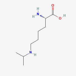 Chemical structure of H-Lys(isopropyl)-OH
