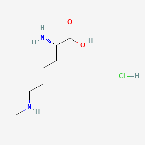 Chemical structure of H-Lys(Me)-OH · HCl