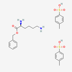 Chemical structure of H-Lys-OBzl · 2 p-tosylate
