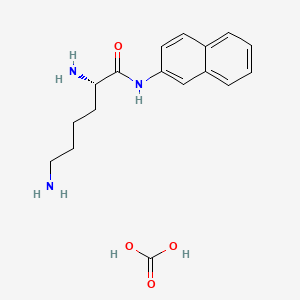 Chemical structure of H-Lys-βNA