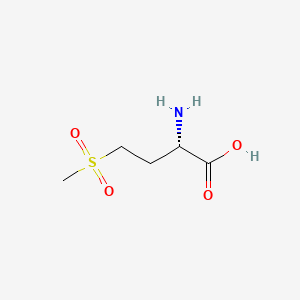 Chemical structure of H-Met(O₂)-OH