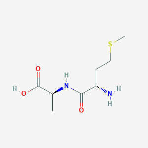 Chemical structure of H-Met-Ala-OH