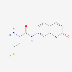 Chemical structure of H-Met-AMC