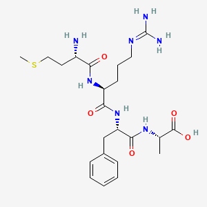 Chemical structure of H-Met-Arg-Phe-Ala-OH