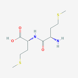 Chemical structure of H-Met-D-Met-OH