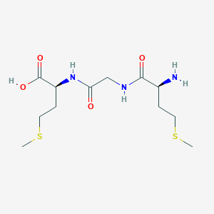 Chemical structure of H-Met-Gly-Met-OH
