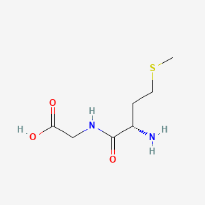 Chemical structure of H-Met-Gly-OH