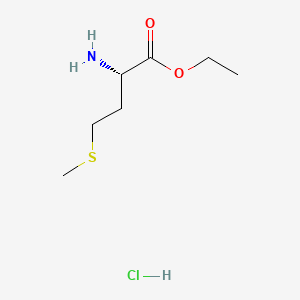 Chemical structure of H-Met-OEt · HCl