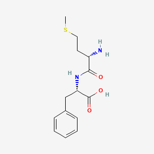 Chemical structure of H-Met-Phe-OH
