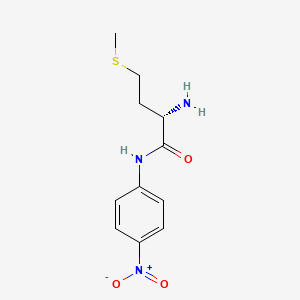 Chemical structure of H-Met-pNA