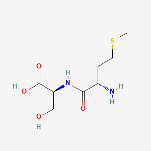 Chemical structure of H-Met-Ser-OH