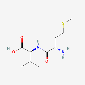 Chemical structure of H-Met-Val-OH