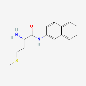 Chemical structure of H-Met-βNA