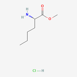 Chemical structure of H-Nle-OMe · HCl