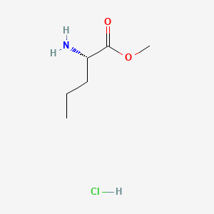 Chemical structure of H-Nva-OMe · HCl
