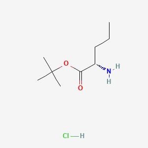 Chemical structure of H-Nva-OtBu · HCl