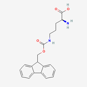 Chemical structure of H-Orn(Fmoc)-OH