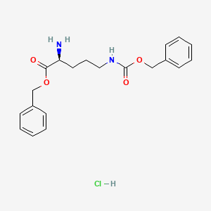 Chemical structure of H-Orn(Z)-obzl hcl