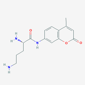 Chemical structure of H-Orn-AMC