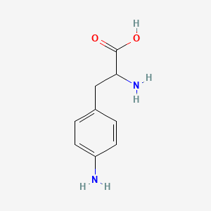 Chemical structure of H-p-Amino-DL-Phe-OH hydrate
