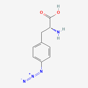 Chemical structure of H-p-Azido-D-Phe-OH