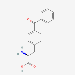 Chemical structure of H-p-Bz-Phe-OH