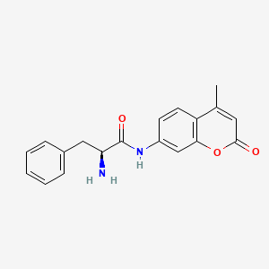 Chemical structure of H-Phe-AMC