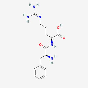 Chemical structure of H-Phe-Arg-OH