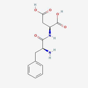 Chemical structure of H-Phe-Asp-OH