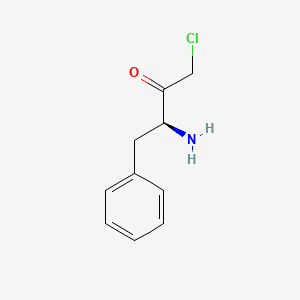 Chemical structure of H-Phe-chloromethylketone · HCl