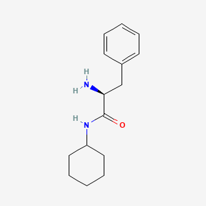 Chemical structure of H-Phe-cyclohexylamide