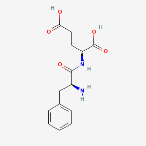Chemical structure of H-Phe-Glu-OH
