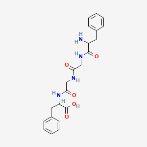 Chemical structure of H-Phe-Gly-Gly-Phe-OH