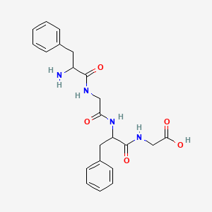 Chemical structure of H-Phe-Gly-Phe-Gly-OH