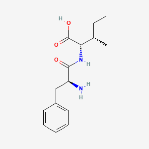 Chemical structure of H-Phe-Ile-OH