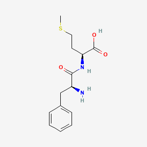 Chemical structure of H-Phe-Met-OH