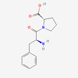 Chemical structure of H-Phe-Pro-OH