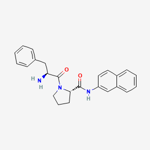 Chemical structure of H-Phe-Pro-βNA · HCl