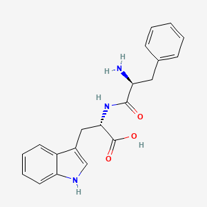 Chemical structure of H-Phe-Trp-OH