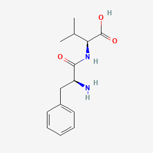 Chemical structure of H-Phe-Val-OH