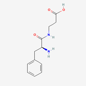 Chemical structure of H-Phe-β-Ala-OH