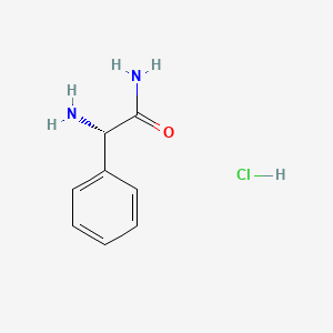 Chemical structure of H-Phg-NH₂ · HCl