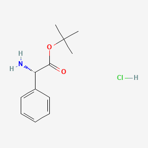 Chemical structure of H-Phg-OtBu · HCl