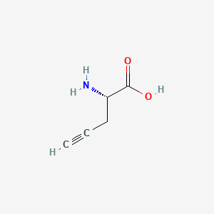 Chemical structure of H-Pra-OH